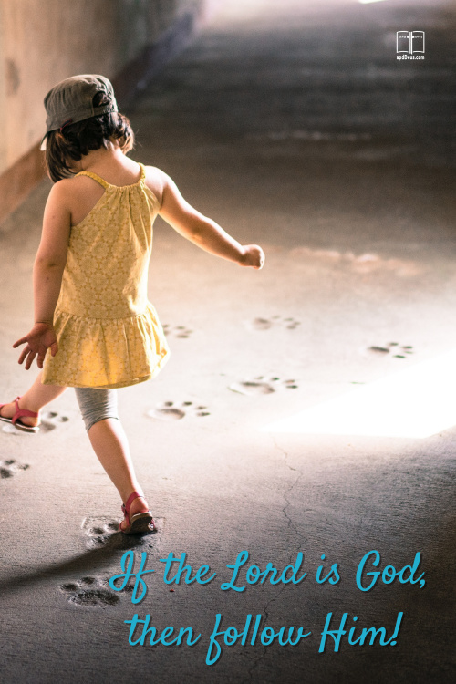 If the Lord is God, then follow Him.